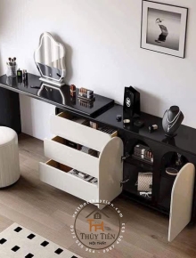 3D và thực tế - Kệ decor làm theo yêu cầu khách