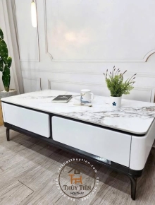 Bàn trà mặt đá ceramic