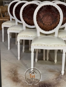 GHẾ LOUIS KO TAY PHỐI MÀU KẾT HỢP BĂN ĐINH ĐỒNG SANG TRỌNG💕💕