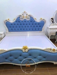 Giường tân cổ điển khung phôi nhập