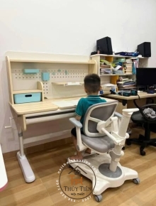 Bàn học XLX size lớn gỗ tự nhiên cao cấp