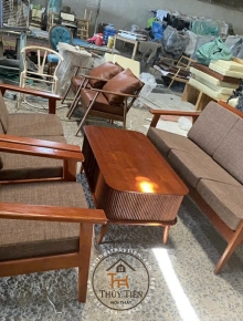 Bộ Sofa gỗ thông
