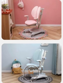 Ghế ngồi học sinh G06 [TẶNG KÈM BỘ VỎ BỌC ĐỆM CHO BÉ] chống gù lưng có tay vịn di động