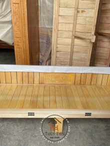 Giường gấp gỗ còng