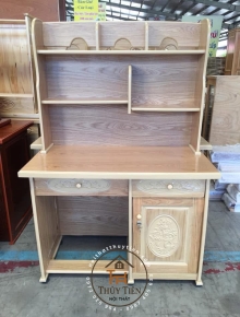 Bàn học sinh gỗ cao su ngang 1m2