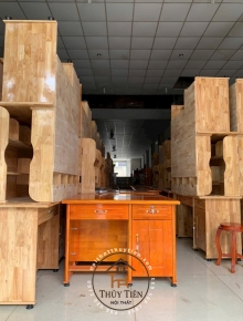 Bàn làm việc gỗ thông 1m, 1m2, 1m4