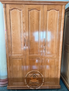 Tủ Quần Áo Gỗ sồi 1m4- TQAGS 007