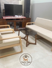 Bộ sofa gỗ tần bì cao cấp 😍