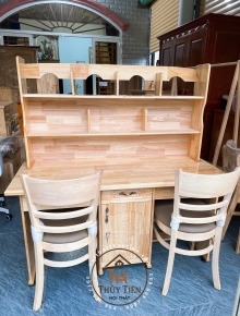 Bàn học sinh gỗ thông đôi