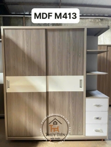 Tủ quần áo gỗ MDF- TQAMDF 034