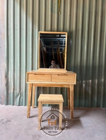 Bàn trang điểm gỗ thông mã 02