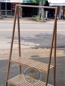 Kệ treo quần áo gỗ thông