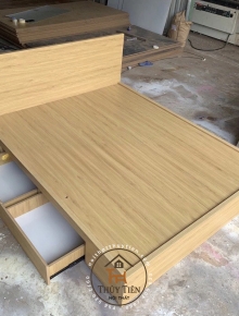 Giường ngủ mdf nhiều mẫu kiểu hộp