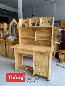 Bàn học sinh gỗ thông nhiều kích thước