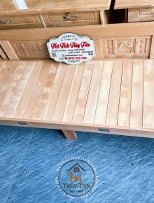 Ghế gấp- Giường gấp đa năng thông minh- Trường Kỷ gỗ sồi