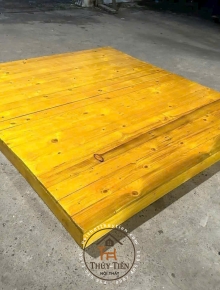 Mẫu Giường pallet gỗ thông