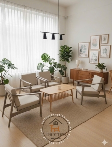 SOFA GỖ THÔNG HIỆN ĐẠI