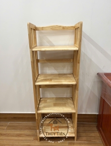Kệ sách- kệ đa năng gỗ cao su nhiều kích thước