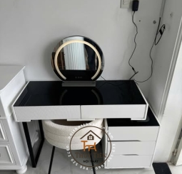 Bàn trang điểm kết hợp loa bluetooth sạc cảm ứng