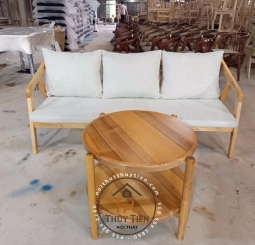 Sofa Katakana kết hợp bàn trà 2 tầng
