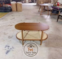 Bàn OVAL 2 TẦNG MÂY Bàn OVAL 2 TẦNG MÂY