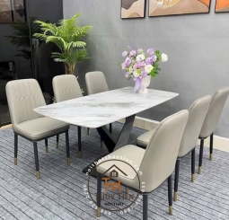 Bộ bàn ghế da chống mèo cào hàng vip 