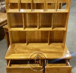 Bàn học sinh gỗ tràm bông vàng 100% 