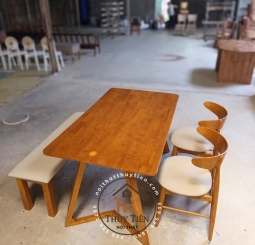 BỘ BÀN ĂN CHÂN V- BBACV 008