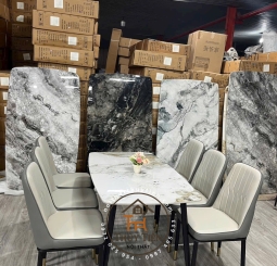 Bộ bàn ghế ăn 6 ghế giá rẻ