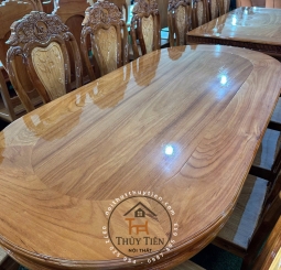 Bộ bàn ăn gỗ căm xe- BBAGCXE 002