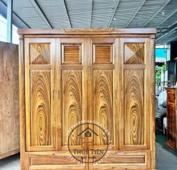 Mẫu tủ quần áo gỗ hương xám Mẫu tủ quần áo gỗ hương xám