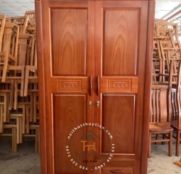 Mẫu tủ quần áo xoan đào