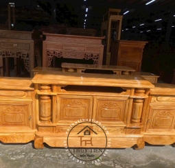 Cốp tivi gỗ gõ- CTVGG 008