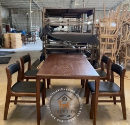 BỘ BÀN ĂN NEVA KẾT HỢP VỚI GHẾ BELLA