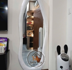 Gương hạt đậu bọc nỉ 70*1m7