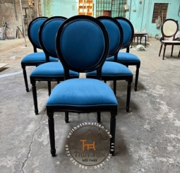 Ghế Louis xanh Coban