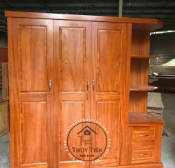 Tủ áo gõ phủ có kệ mới ra lò, giá siu mềm