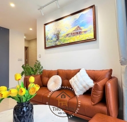 Sofa kết hợp bàn trà quá xinh luôn 
