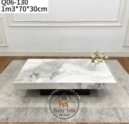 Mẫu bàn trà nhập khẩu 1m3*70 tông màu mặt đá sang trọng