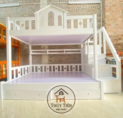 Giường tầng theo thiết kế đây ạ Chuẩn đẹp chắc