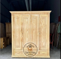 Tủ quần áo gỗ thông- TQAGT 008