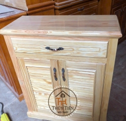 Tủ giày dép gỗ thông mỹ khối- TGDGT 005