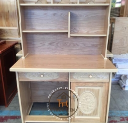 Bàn học sinh gỗ cao su ngang 1m2