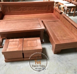 Bàn ghế sofa gỗ sồi- BGSFGS 024