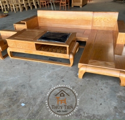 Bàn ghế sofa gỗ sồi - BGSFGS 035