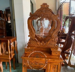 Bàn trang điểm gỗ tràm- BTDGT 011
