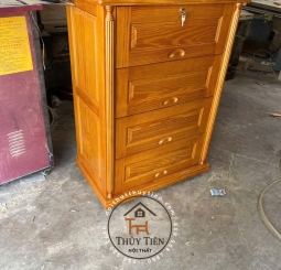 Tủ quần áo trẻ em gỗ thông