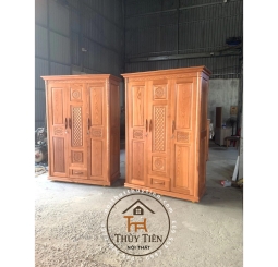 Tủ quần áo gỗ sồi màu- TQAGSM 024 Tủ quần áo gỗ sồi màu- TQAGSM 024