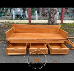 Ghế gấp thông minh gỗ gõ đỏ
