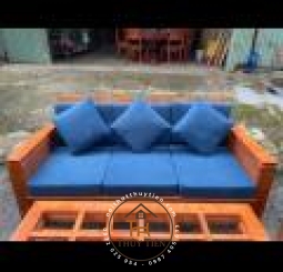 Bàn ghế sofa gỗ sồi- BGSFGS 004